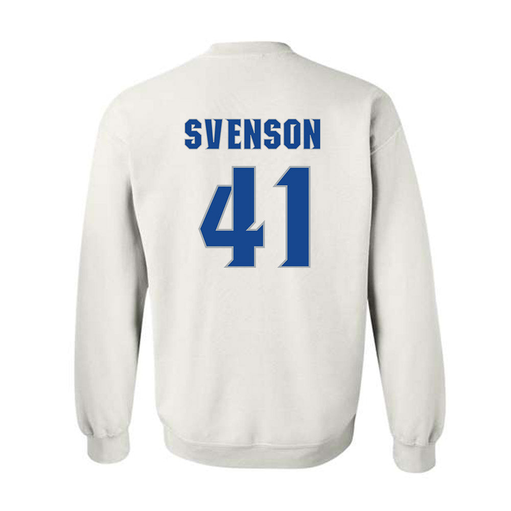 Seton Hall - NCAA Baseball : Steven Svenson - Replica Shersey Crewneck Sweatshirt-1