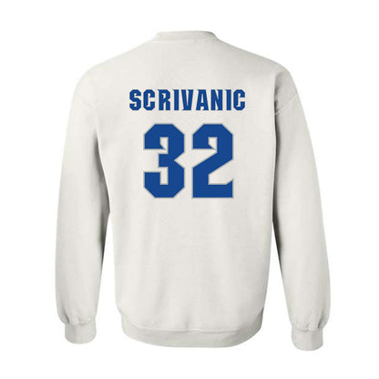 Seton Hall - NCAA Baseball : Frank Scrivanic - Replica Shersey Crewneck Sweatshirt-1