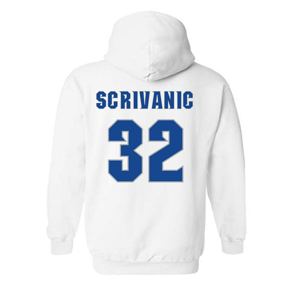 Seton Hall - NCAA Baseball : Frank Scrivanic - Replica Shersey Hooded Sweatshirt-1