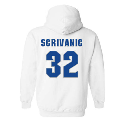 Seton Hall - NCAA Baseball : Frank Scrivanic - Replica Shersey Hooded Sweatshirt-1