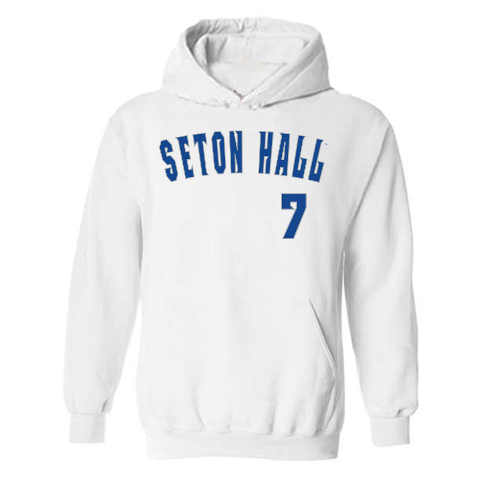 Seton Hall - NCAA Baseball : Stephen Curry - Replica Shersey Hooded Sweatshirt-0