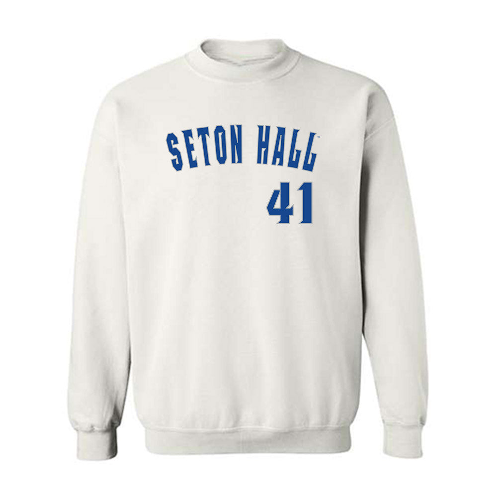 Seton Hall - NCAA Baseball : Steven Svenson - Replica Shersey Crewneck Sweatshirt-0