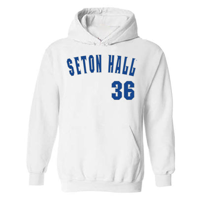 Seton Hall - NCAA Baseball : Magnus Krieger - Replica Shersey Hooded Sweatshirt-0
