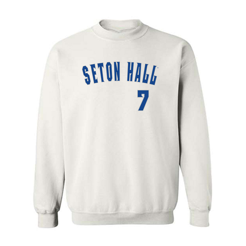 Seton Hall - NCAA Baseball : Stephen Curry - Replica Shersey Crewneck Sweatshirt-0