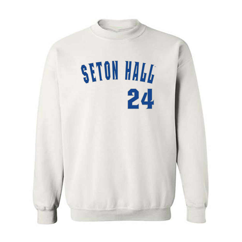 Seton Hall - NCAA Baseball : Gregory Bruno - Replica Shersey Crewneck Sweatshirt-0
