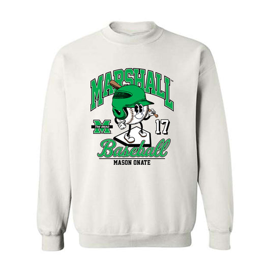 Marshall - NCAA Baseball : Mason Onate - Fashion Shersey Crewneck Sweatshirt-0