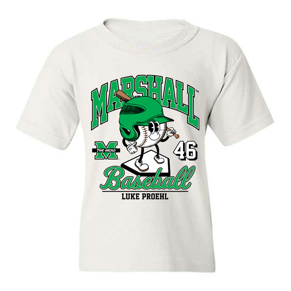Marshall - NCAA Baseball : Luke Proehl - Fashion Shersey Youth T-Shirt-0