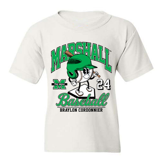 Marshall - NCAA Baseball : Braylon Cordonnier - Fashion Shersey Youth T-Shirt-0