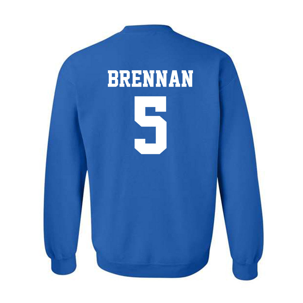 Seton Hall - NCAA Softball : Katey Brennan - Replica Shersey Crewneck Sweatshirt-1