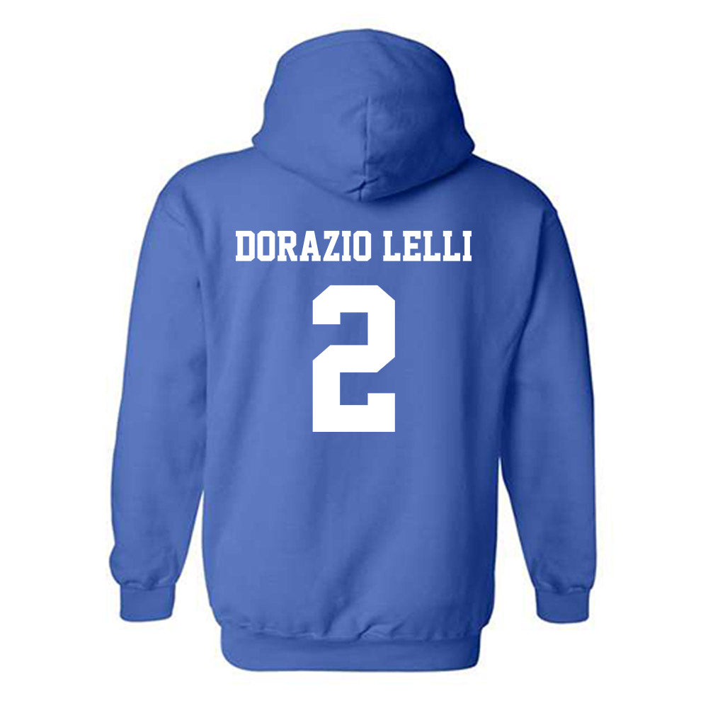 Seton Hall - NCAA Softball : Violet DOrazio Lelli - Replica Shersey Hooded Sweatshirt-1