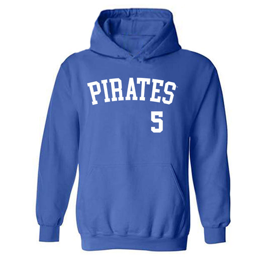 Seton Hall - NCAA Softball : Katey Brennan - Replica Shersey Hooded Sweatshirt-0