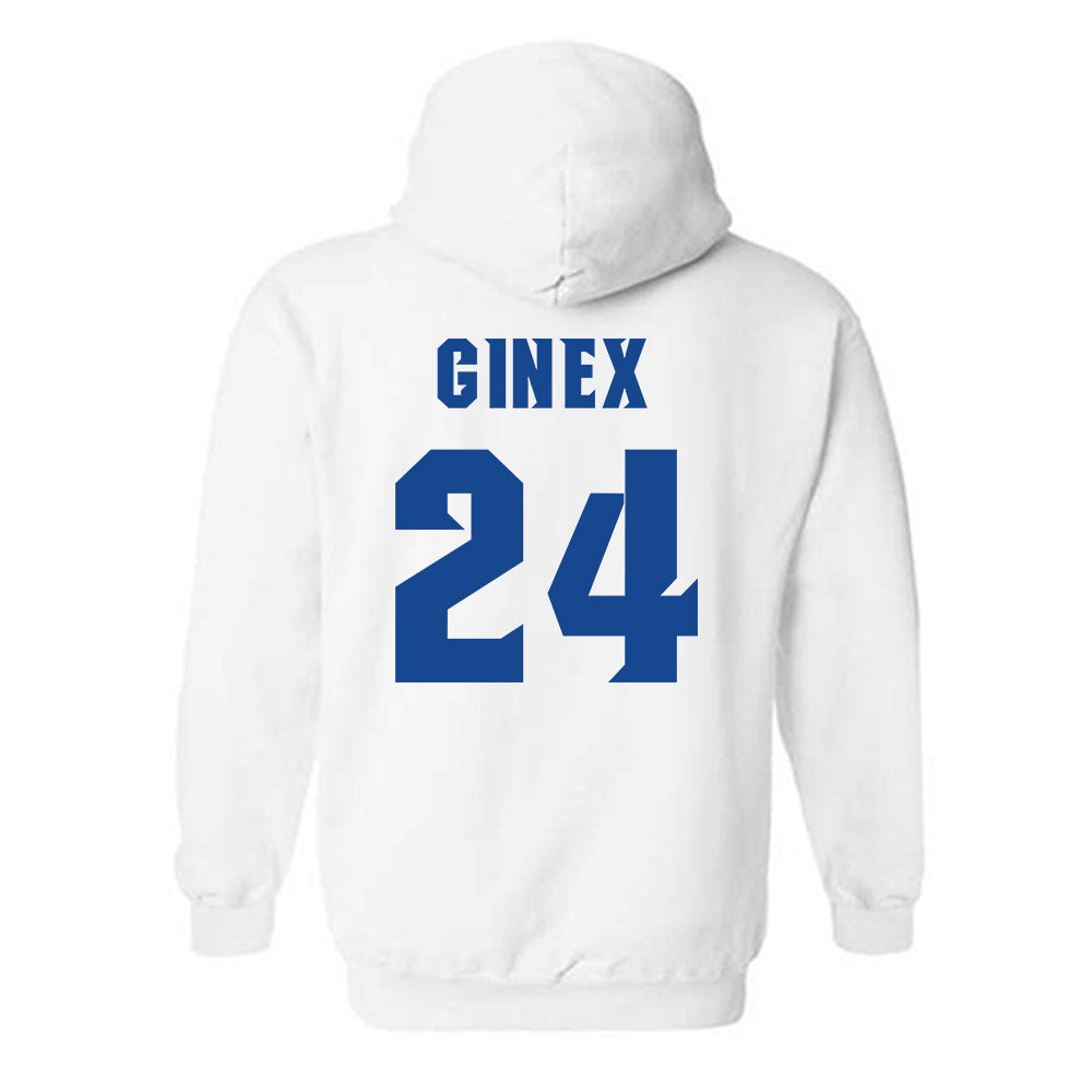 Seton Hall - NCAA Softball : Christina Ginex - Replica Shersey Hooded Sweatshirt-1
