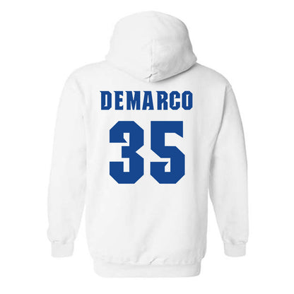 Seton Hall - NCAA Softball : Sophia DeMarco - Replica Shersey Hooded Sweatshirt-1