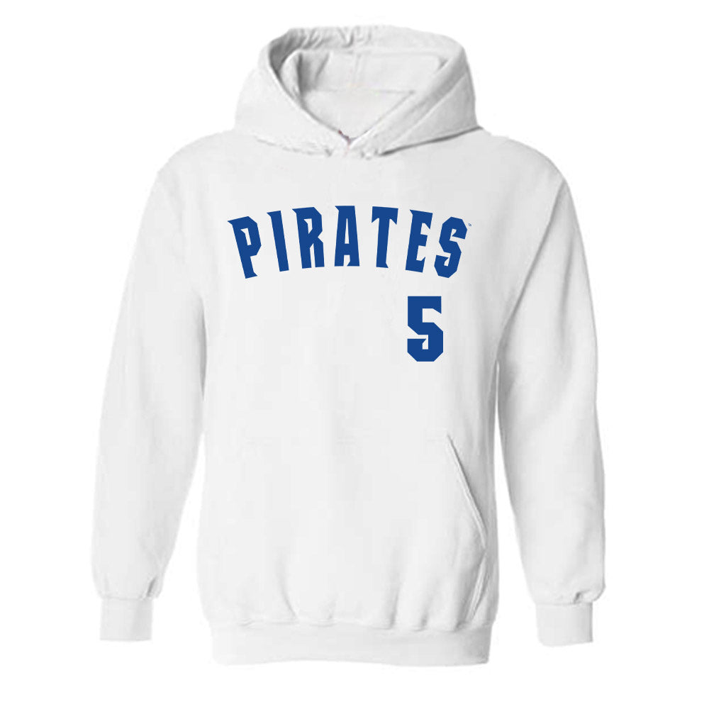 Seton Hall - NCAA Softball : Katey Brennan - Replica Shersey Hooded Sweatshirt-0