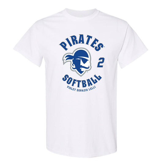Seton Hall - NCAA Softball : Violet DOrazio Lelli - Fashion Shersey T-Shirt-0