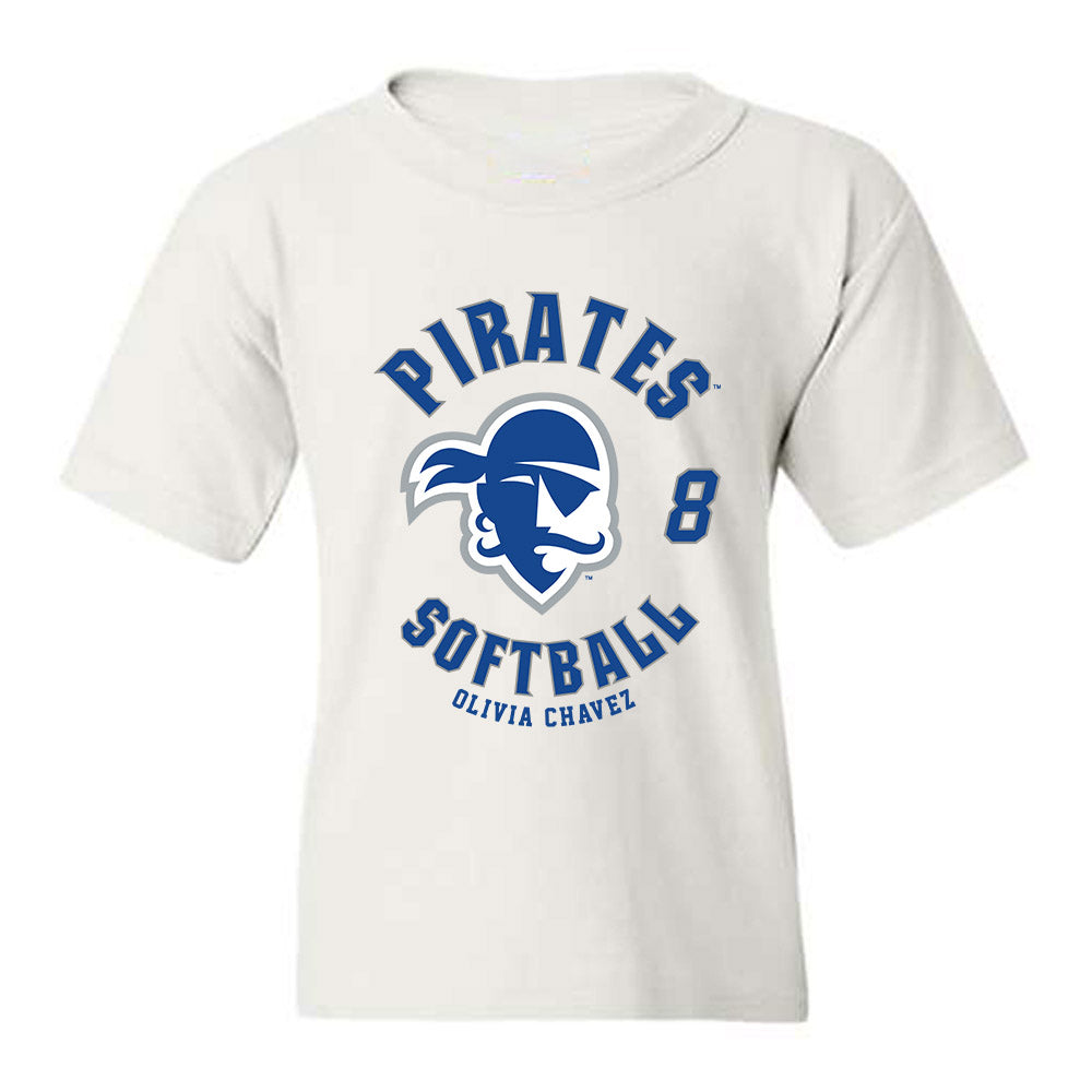 Seton Hall - NCAA Softball : Olivia Chavez - Fashion Shersey Youth T-Shirt-0