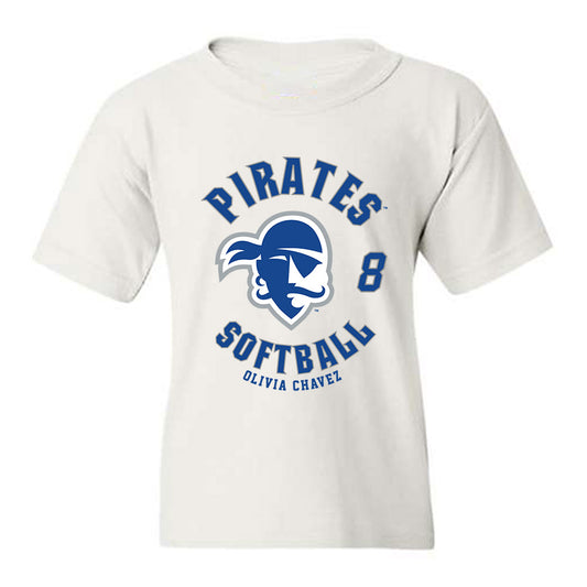 Seton Hall - NCAA Softball : Olivia Chavez - Fashion Shersey Youth T-Shirt-0
