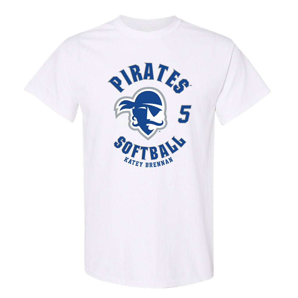 Seton Hall - NCAA Softball : Katey Brennan - Fashion Shersey T-Shirt-0