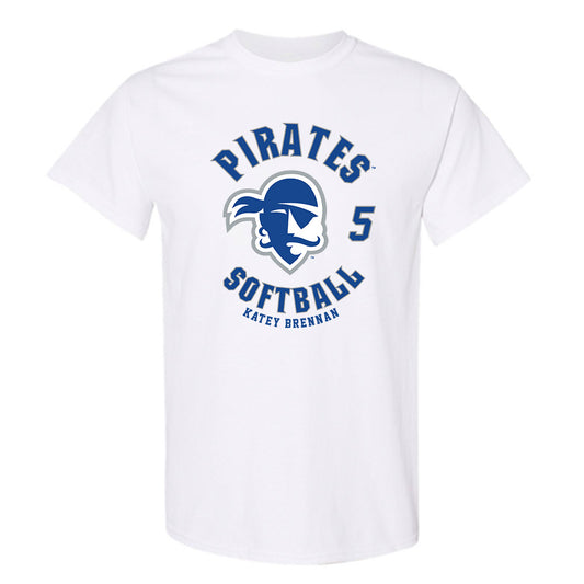 Seton Hall - NCAA Softball : Katey Brennan - Fashion Shersey T-Shirt-0