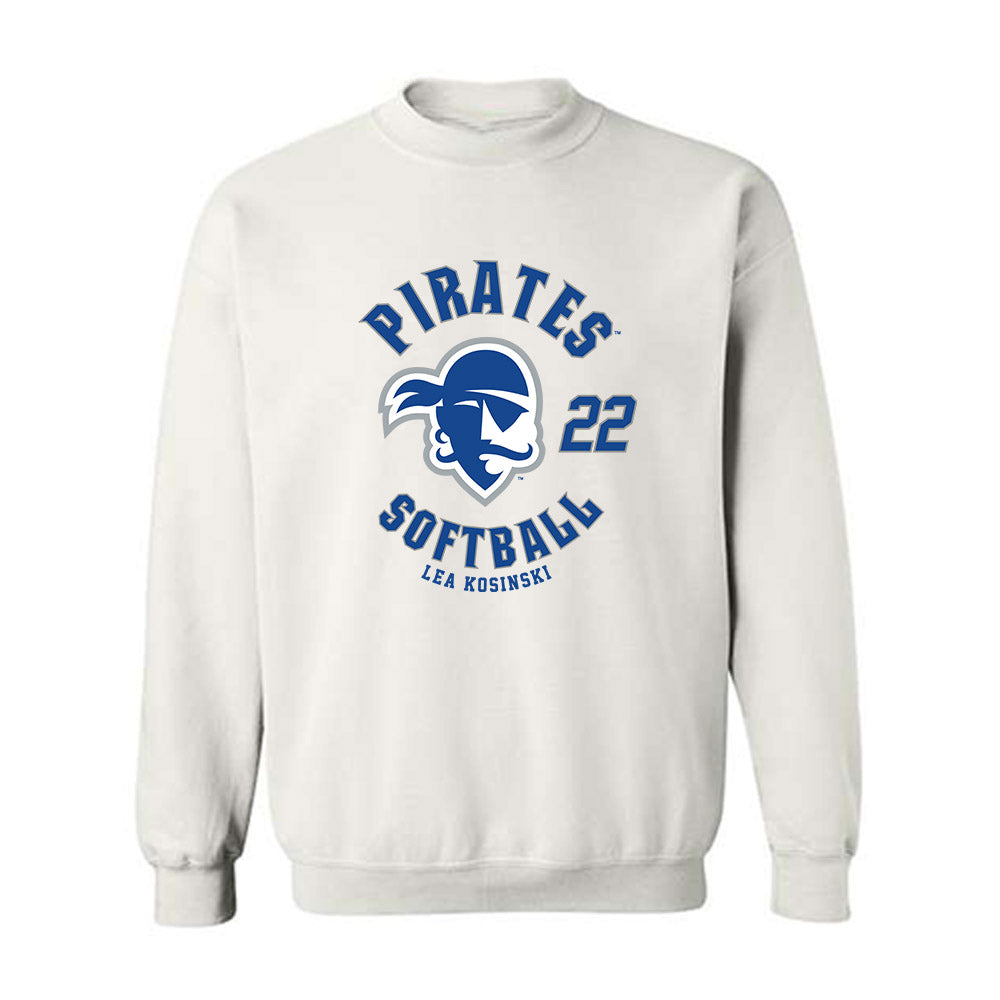 Seton Hall - NCAA Softball : Lea Kosinski - Fashion Shersey Crewneck Sweatshirt-0