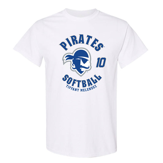 Seton Hall - NCAA Softball : Tiffany Melendez - Fashion Shersey T-Shirt-0
