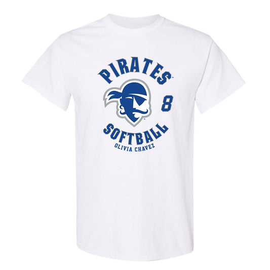 Seton Hall - NCAA Softball : Olivia Chavez - Fashion Shersey T-Shirt-0