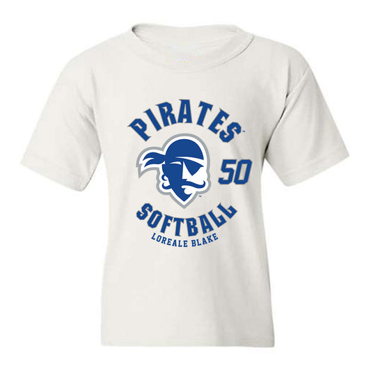 Seton Hall - NCAA Softball : Loreale Blake - Fashion Shersey Youth T-Shirt-0