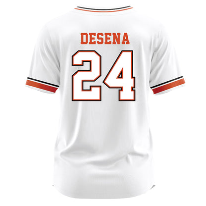 Campbell - NCAA Softball : Amber Desena - White Jersey-1