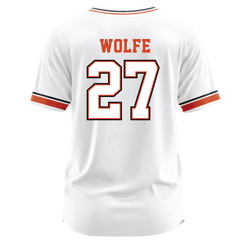 Campbell - NCAA Softball : Kasey Wolfe - White Jersey-1