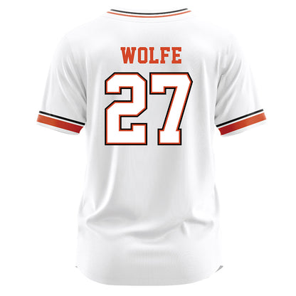 Campbell - NCAA Softball : Kasey Wolfe - White Jersey-1