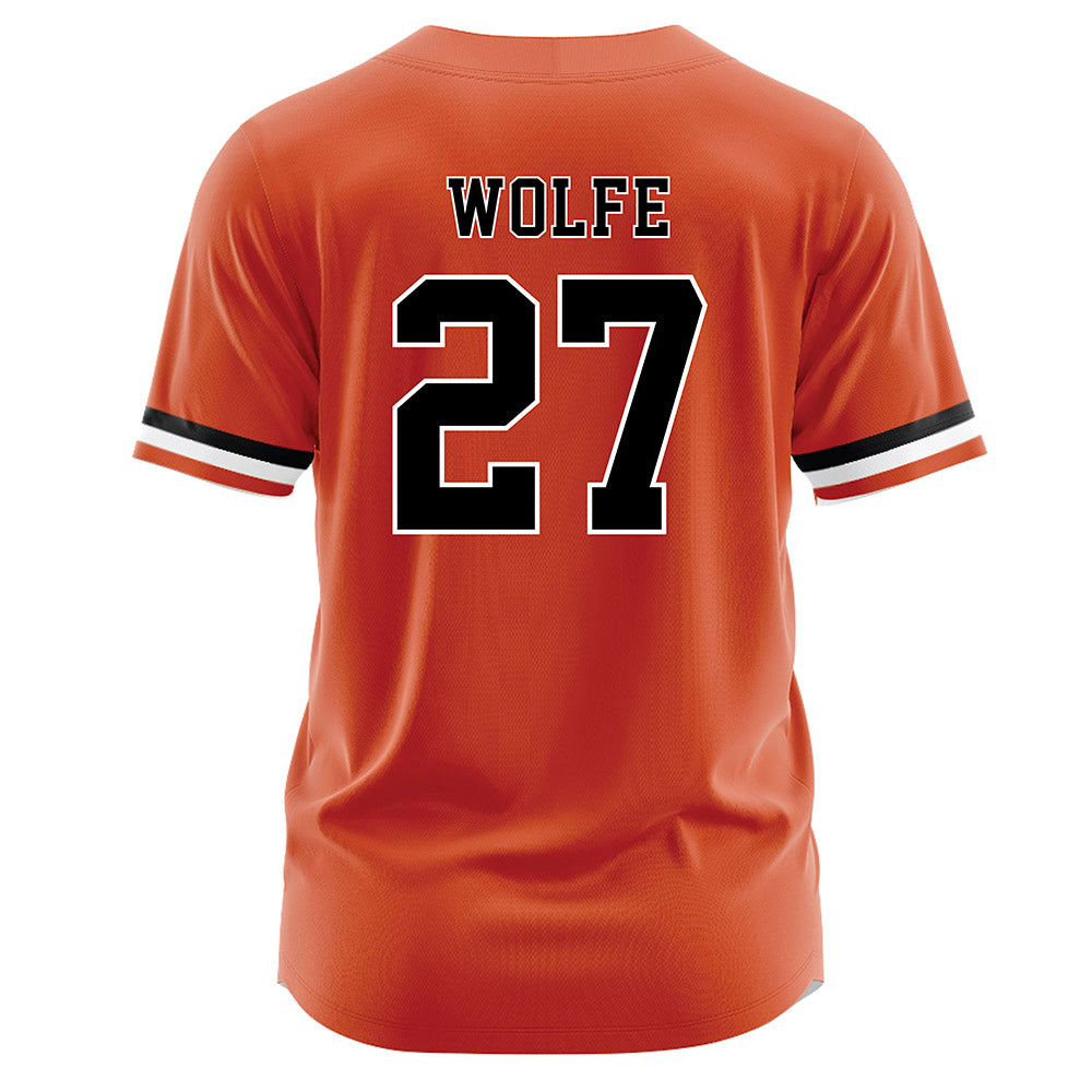 Campbell - NCAA Softball : Kasey Wolfe - Orange Jersey-1