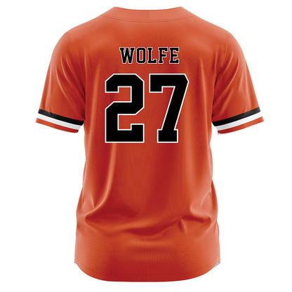 Campbell - NCAA Softball : Kasey Wolfe - Orange Jersey-1