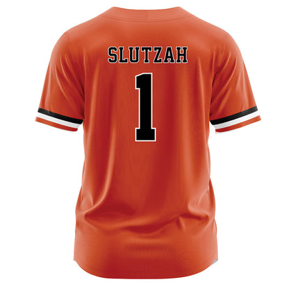 Campbell - NCAA Softball : Emma Slutzah - Orange Jersey-1