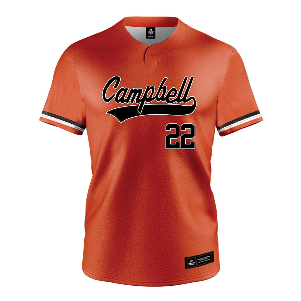 Campbell - NCAA Softball : Kylie Specht - Orange Jersey-0