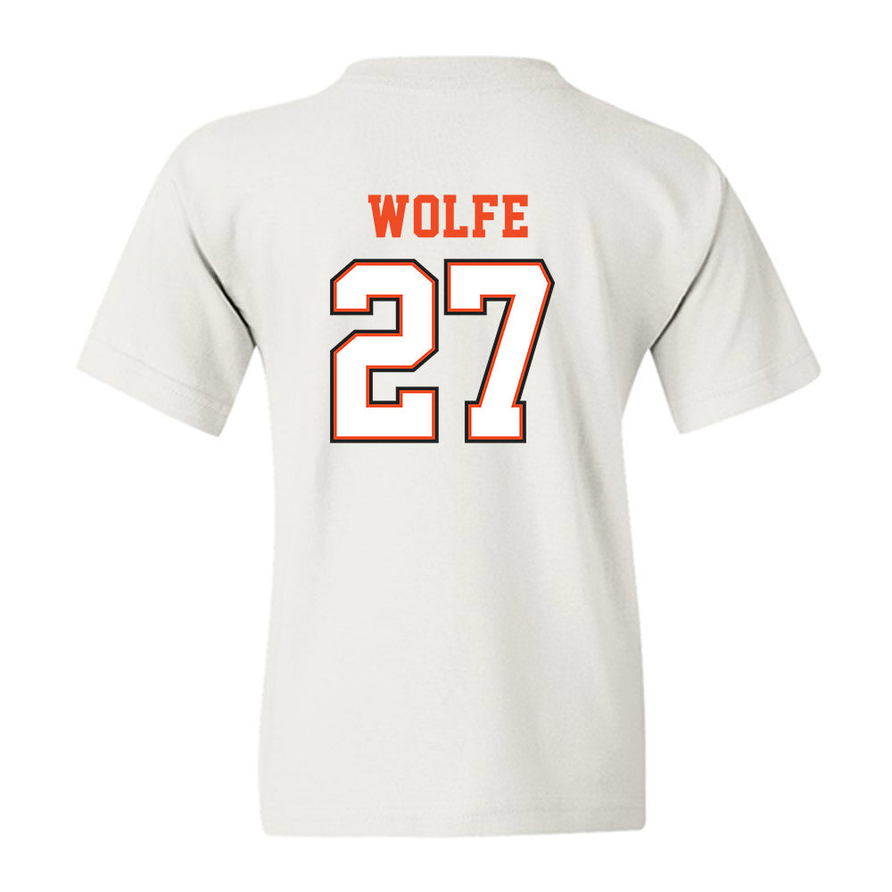 Campbell - NCAA Softball : Kasey Wolfe - Replica Shersey Youth T-Shirt-1