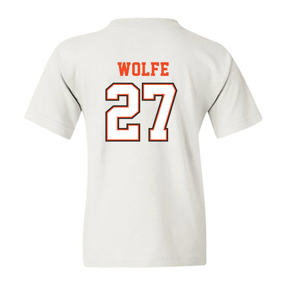 Campbell - NCAA Softball : Kasey Wolfe - Replica Shersey Youth T-Shirt-1