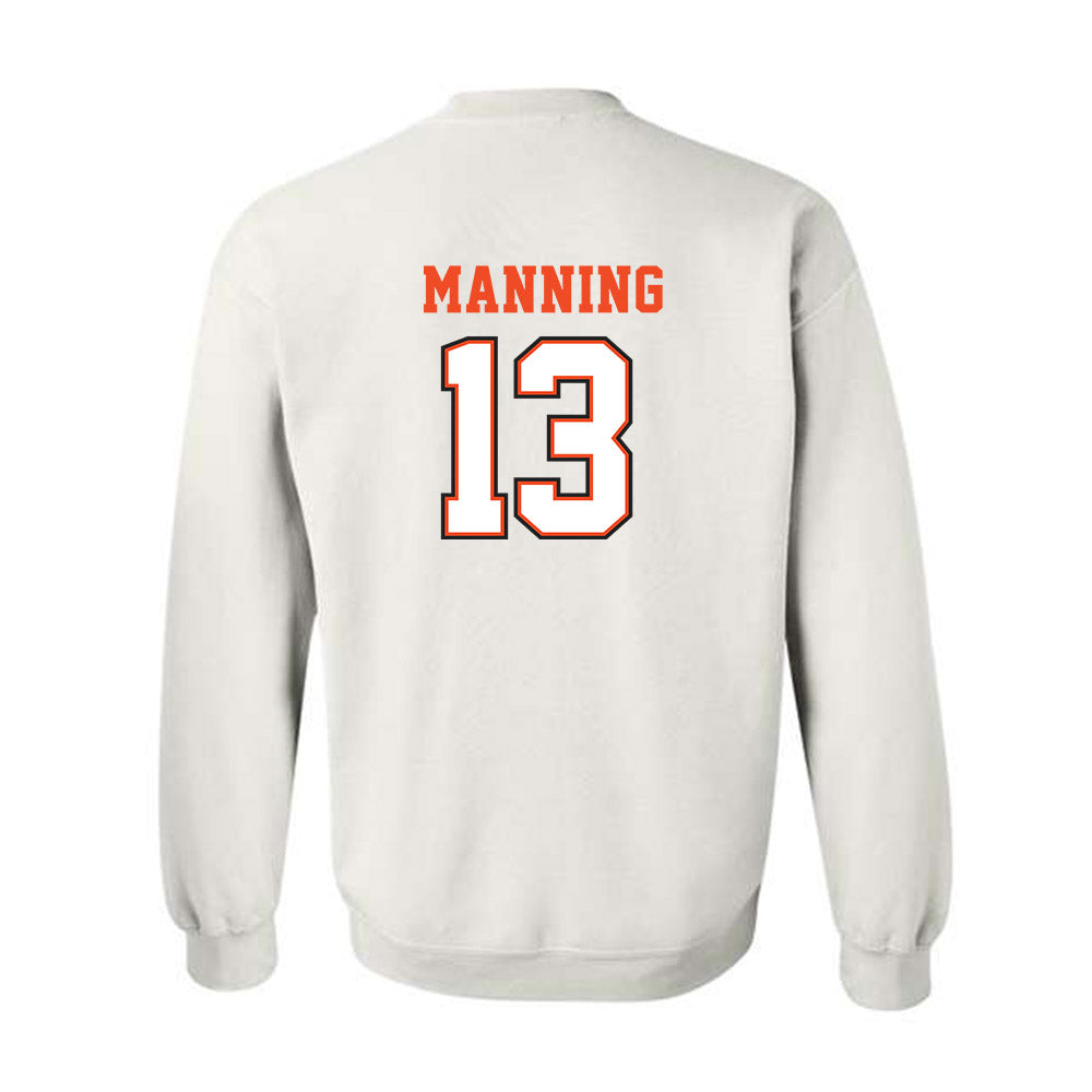 Campbell - NCAA Softball : Kayden Manning - Replica Shersey Crewneck Sweatshirt-1