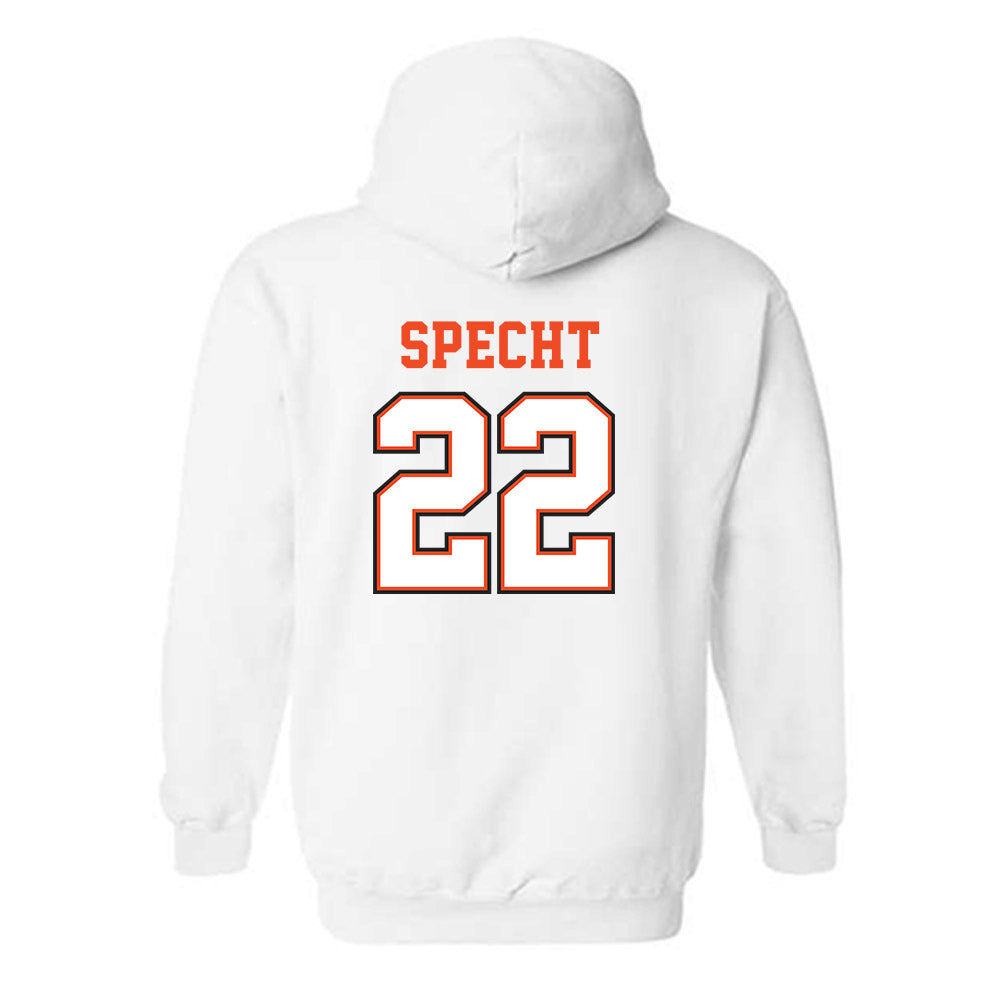 Campbell - NCAA Softball : Kylie Specht - Replica Shersey Hooded Sweatshirt-1