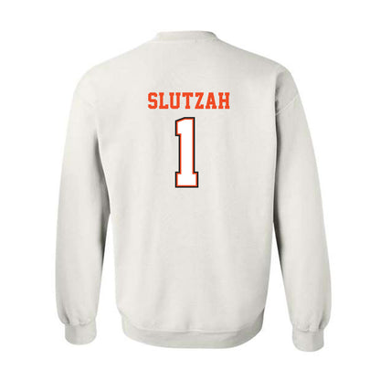 Campbell - NCAA Softball : Emma Slutzah - Replica Shersey Crewneck Sweatshirt-1