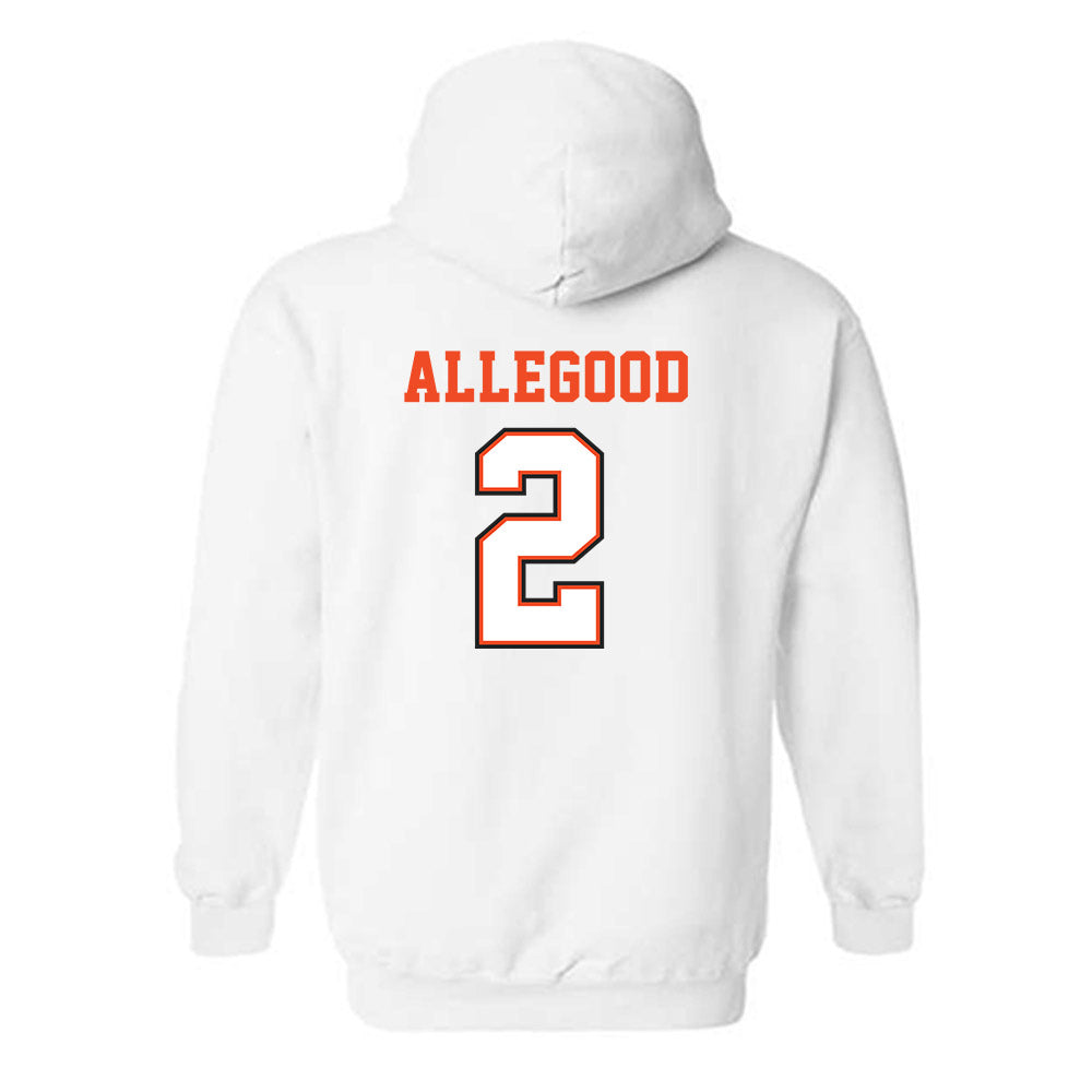 Campbell - NCAA Softball : Emily Allegood - Replica Shersey Hooded Sweatshirt-1