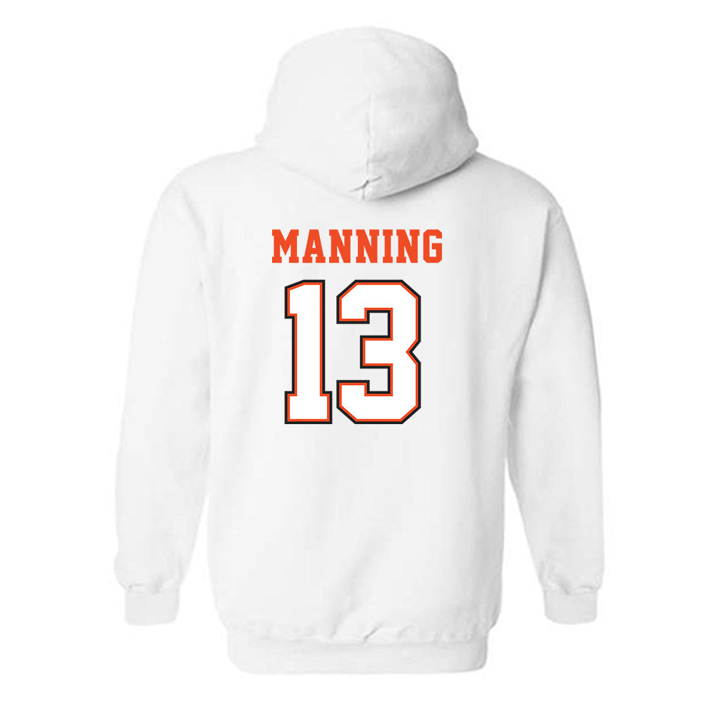 Campbell - NCAA Softball : Kayden Manning - Replica Shersey Hooded Sweatshirt-1