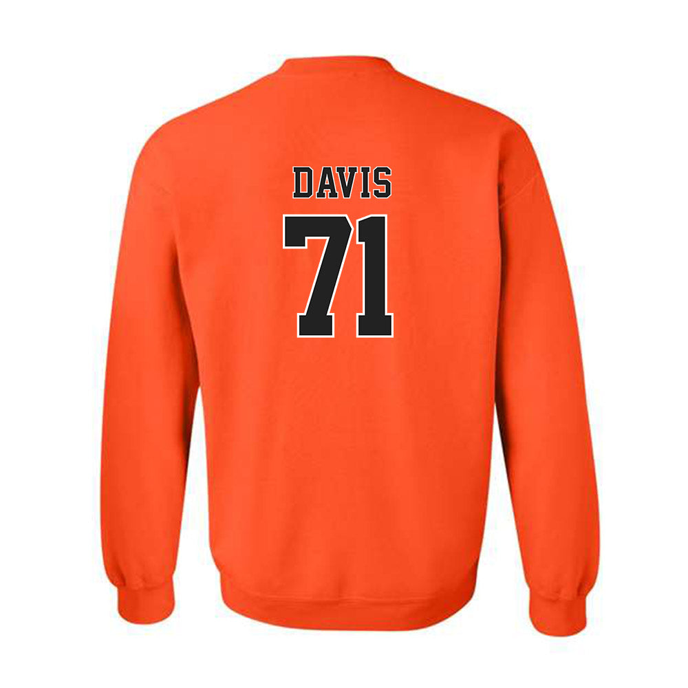 Campbell - NCAA Softball : Devin Davis - Replica Shersey Crewneck Sweatshirt-1