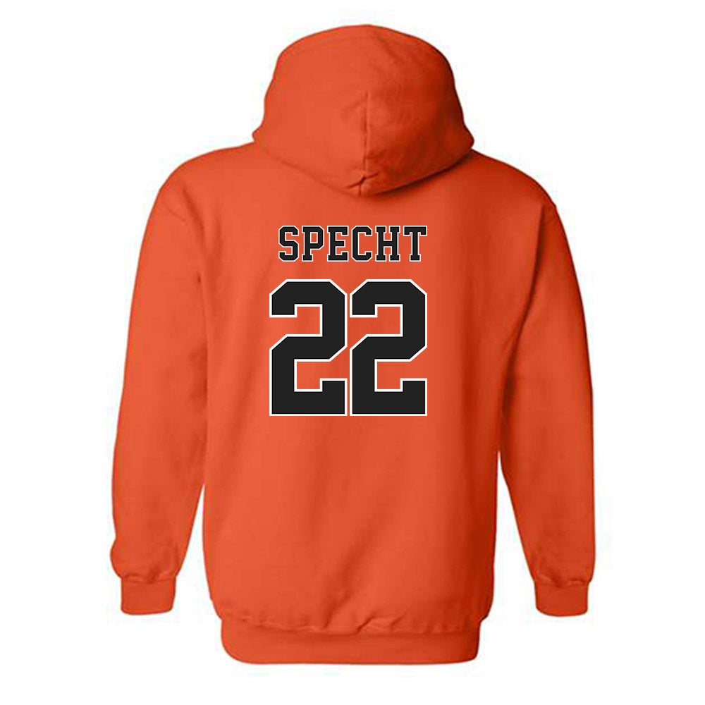Campbell - NCAA Softball : Kylie Specht - Replica Shersey Hooded Sweatshirt-1
