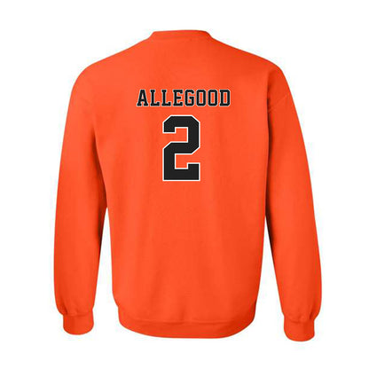 Campbell - NCAA Softball : Emily Allegood - Replica Shersey Crewneck Sweatshirt-1