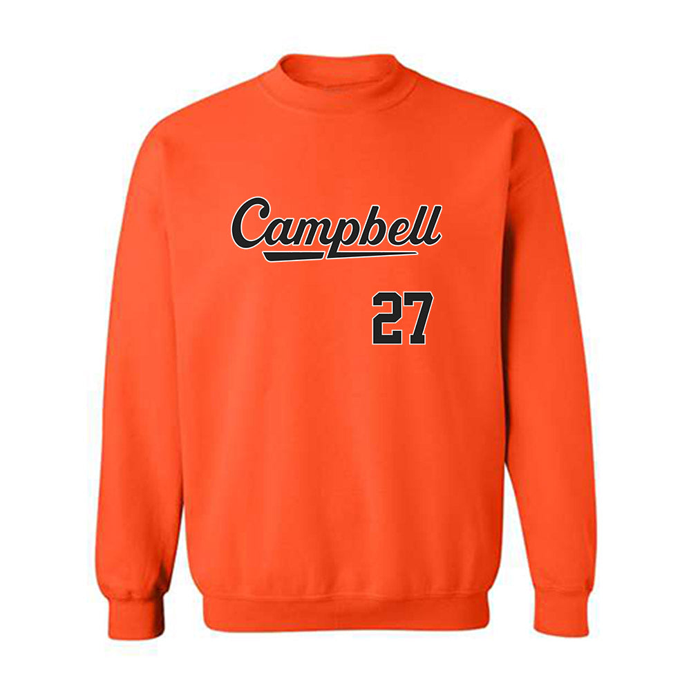 Campbell - NCAA Softball : Kasey Wolfe - Replica Shersey Crewneck Sweatshirt-0