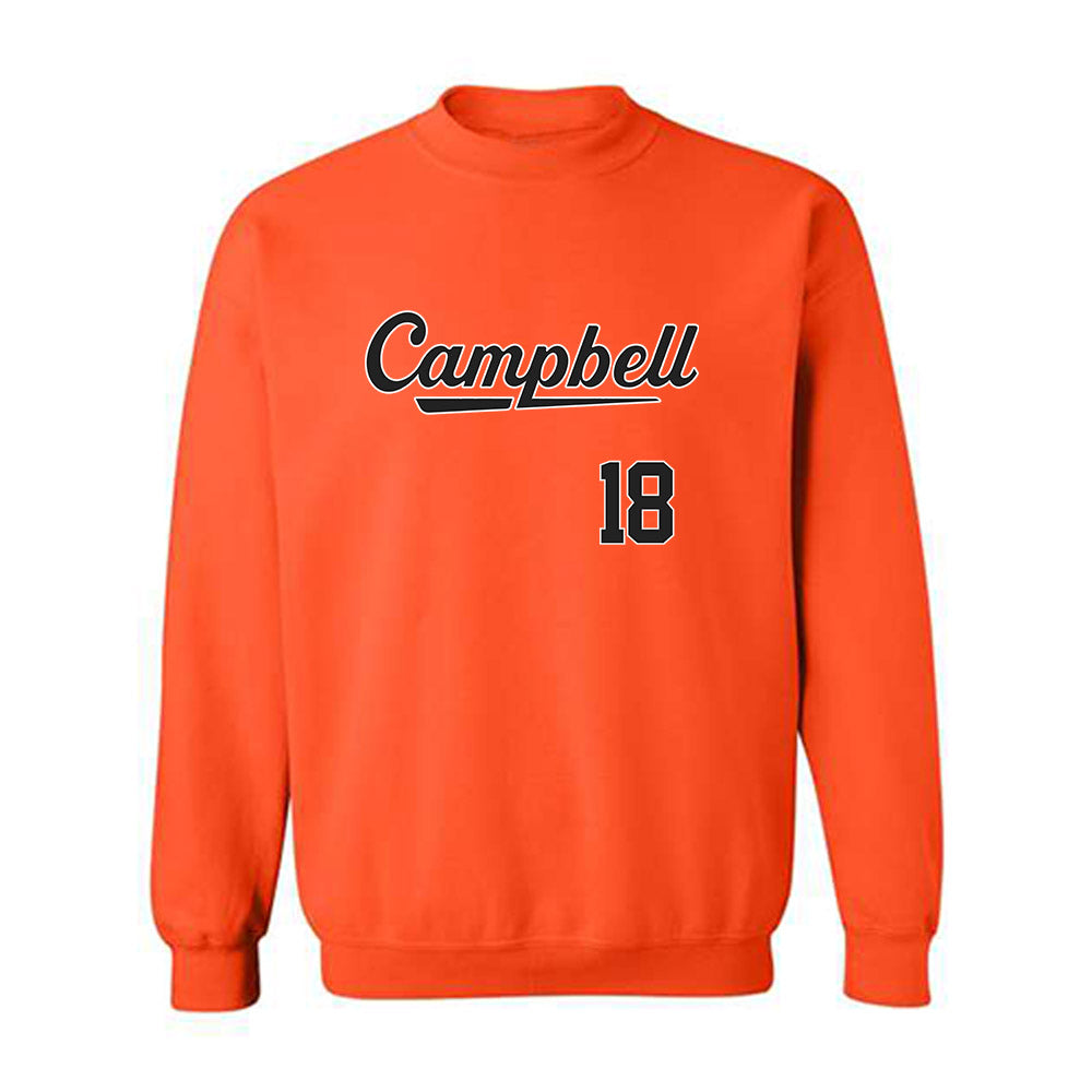 Campbell - NCAA Softball : Ryleigh Bennett - Replica Shersey Crewneck Sweatshirt-0