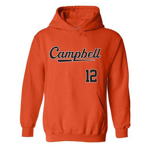 Campbell - NCAA Softball : Lexi Kirby - Replica Shersey Hooded Sweatshirt-0