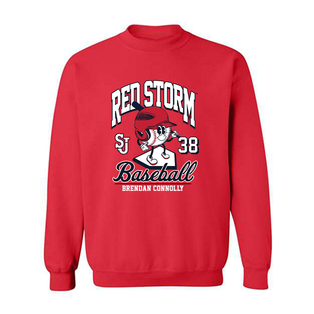 St. Johns - NCAA Baseball : Brendan Connolly - Fashion Shersey Crewneck Sweatshirt-0
