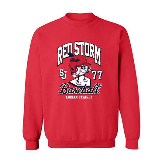 St. Johns - NCAA Baseball : Adrian Tavarez - Fashion Shersey Crewneck Sweatshirt-0