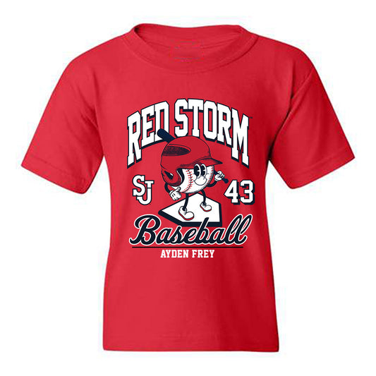 St. Johns - NCAA Baseball : Ayden Frey - Fashion Shersey Youth T-Shirt-0